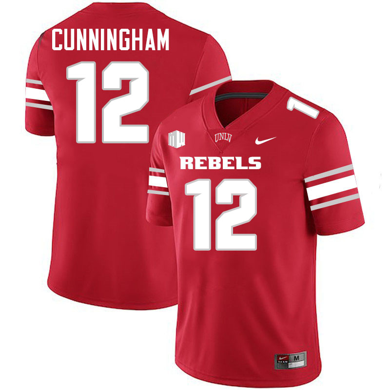 UNLV Rebels #12 Randall Cunningham Jersey Football College Uniforms,Apparels-Scarlet